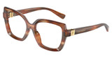 DOLCE & GABBANA Eyeglasses DG3413 STRIPED BROWN/3221
