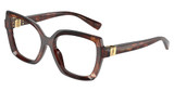 DOLCE & GABBANA Eyeglasses DG3413 DARK RED HAVANA/3222
