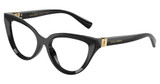 DOLCE & GABBANA Eyeglasses DG3414 BLACK/501