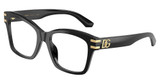 DOLCE & GABBANA Eyeglasses DG3419 BLACK/501