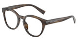 DOLCE & GABBANA Eyeglasses DG3421 STRIPED TOBACCO/3200