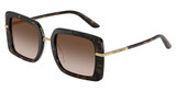 DOLCE & GABBANA Eyeglasses DG4491 HAVANA ON WHITE BARROW/321713