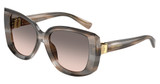 DOLCE & GABBANA Eyeglasses DG4495 STRIPED GREY/34493B