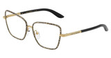 DOLCE & GABBANA KIDS Eyeglasses DX1102 GOLD/LEO/1364