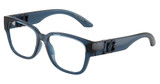DOLCE & GABBANA KIDS Eyeglasses DX5006 TRANSPARENT BLUE/3009