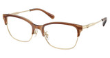 COACH Eyeglasses HC5184 SHINY LIGHT GOLD / BROWN/9460