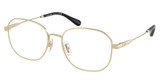 COACH Eyeglasses HC5187D SHINY LIGHT GOLD/9005