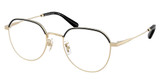 COACH Eyeglasses HC5188TD SHINY LIGHT GOLD / BLACK/9346