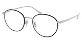 COACH Eyeglasses HC5190TD SHINY SILVER / BLACK/9001