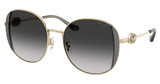 COACH Eyeglasses HC7176B CAD73 SHINY LIGHT GOLD / SMOKE/90053C