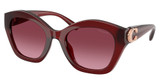 COACH Eyeglasses HC8421U CAD31 MILKY BURGUNDY/58708H