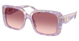 COACH Eyeglasses HC8424U CAD54 PEARLIZED PURPLE WATERCO/58677W