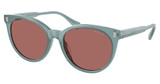 Ralph Eyeglasses RA5331U SHINY MILKY BLUE/624069