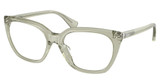 Ralph Eyeglasses RA7180U LIGHT GREEN CRYSTAL/6279