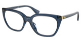 Ralph Eyeglasses RA7180U SHINY BLUE CRYSTAL/6119