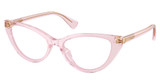 Ralph Eyeglasses RA7181U SHINY BLUSH CRYSTAL/6190