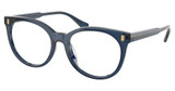 Ralph Eyeglasses RA7182U SHINY BLUE CRYSTAL/6119