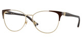 Sferoflex Eyeglasses SF2603 SHINY PALE GOLD - SHINY/534