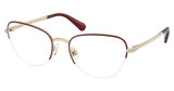 SWAROVSKI Eyeglasses SK1023 PALE GOLD/BURGUNDY/4038