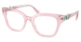 SWAROVSKI Eyeglasses SK2048 TRANSPARENT PINK/3001