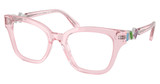 SWAROVSKI Eyeglasses SK2048F TRANSPARENT PINK/3001