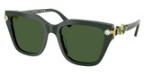 SWAROVSKI Eyeglasses SK6041 DARK GREEN/102671