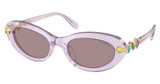 SWAROVSKI SK6042 TRANSPARENT LILAC/1079LA