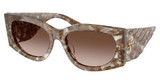Tory Burch Eyeglasses TY7221U CLEAR & BROWN TORT/202613