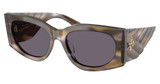 Tory Burch Eyeglasses TY7221U PURPLE STRIATED/20271A
