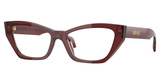 Versace Eyeglasses VE3373U TRANSPARENT BORDEAUX/5512