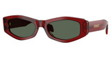 Versace Eyeglasses VE4487F DARK TRANSPARENT RED/551271