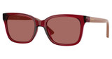 Vogue Junior Sun Eyeglasses VJ2027 TRANSPARENT DARK RED/306669