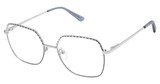 Jill Stuart Eyeglasses JS 465 SHINY GUNMETAL/2