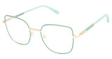 Jill Stuart Eyeglasses JS 467 GREEN/3
