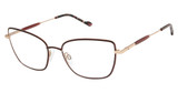TITANflex Eyeglasses HTF003 burgundy/BUR