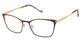 TITANflex Eyeglasses HTF005 burgundy/BUR