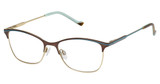 TITANflex Eyeglasses HTF010 brown/BRN