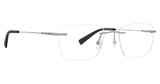 Totally Rimless Eyeglasses Odyssey 364 GUNMETAL/GUN