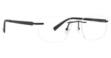 Totally Rimless Eyeglasses Kaemon 367 BLACK/BLK
