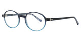ProDesign Eyeglasses PDTHIN2 BLUE MEDIUM SHINY/9022