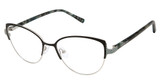Elizabeth Arden Eyeglasses EA 1287 BLACK/1
