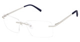 Perry Ellis Eyeglasses PE 495 SILVER/1