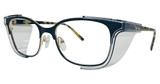 Invincible Safety Eyewear Eyeglasses IP 301M Black/Gold