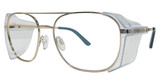 Invincible Safety Eyewear Eyeglasses IP 207M Shiny Gold