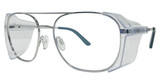 Invincible Safety Eyewear Eyeglasses IP 207M Matte Silver