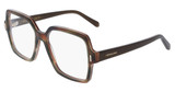 Ferragamo SF3031 STRIPED BROWN GREEN/280
