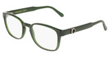 Ferragamo Eyeglasses SF3027E TRANSPARENT GREEN/317