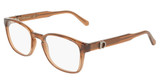 Ferragamo Eyeglasses SF3027E TRANSPARENT BROWN/232