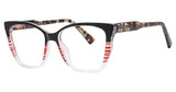 Smart Eyeglasses SMART S2899 Black Wine/Demi/C2