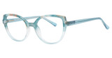 Smart Eyeglasses SMART S2911 Aqua Blue/Coral Marble/C2